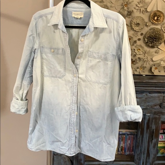 Ombré Ralph Lauren Denim Button Down Shirt - Picture 2 of 7